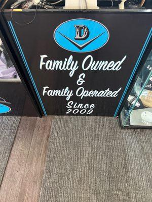 "Family owned and operated"