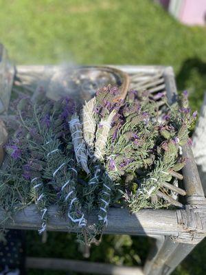 Lavender and Sage bundles gifts for some of my amazing previous clients