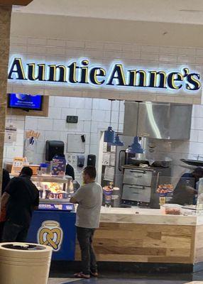 Auntie Anne's side