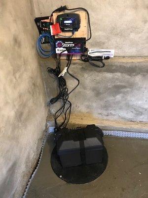 Texting Battery Back-Up Sump Pump!