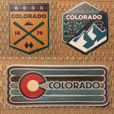 All stickers made here in Colorado by Steamboat Stickers!