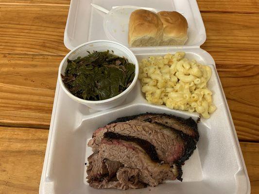 Brisket plate.