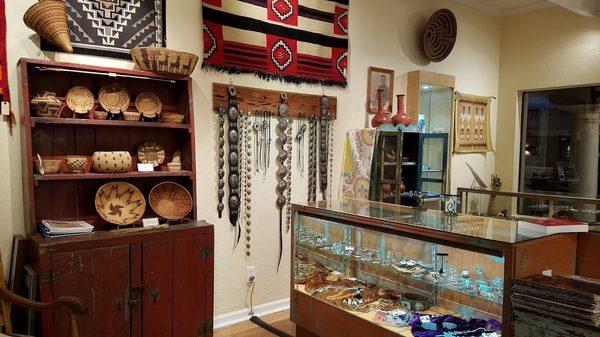 Antique Native American arts and jewelry