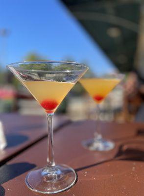 Peach martini