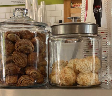 Daily selection of sweet treats for the sweet tooth snack or coffee/tea pairing