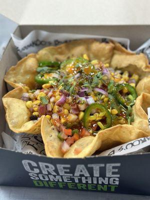 Ground beef taco salad