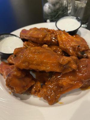 Hot BBQ wings