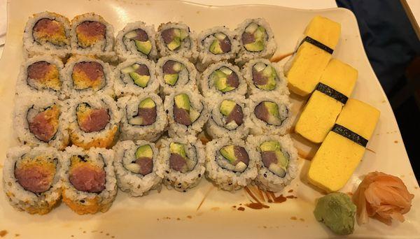 Tuna California Roll 8pcs Tamago Kamikaze Roll 8pcs