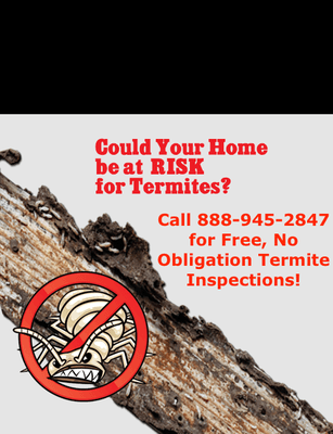 We offer free, no obligation termite inspections to all counties in Southern California!