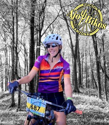 2022 Tour of the White Mountains Race. First Place Women's Single Speed Mountain Bike