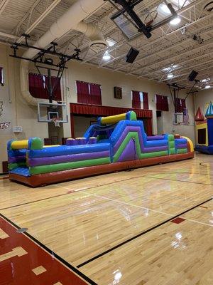 One of many obstacle courses!