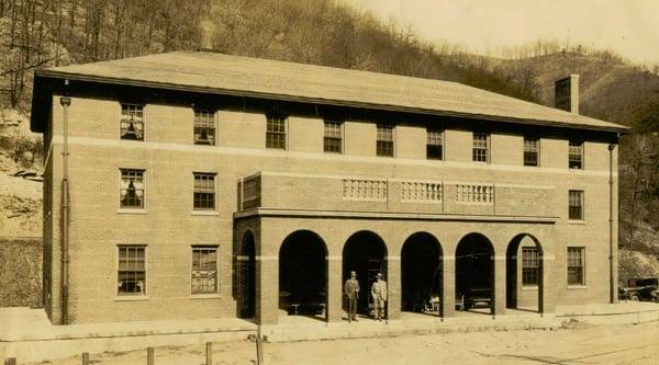 The historic, "Coal Heritage Trail" Elkhorn Inn in 1929; built in 1922 as the Empire Coal & Coke Co. Miner's Clubhouse