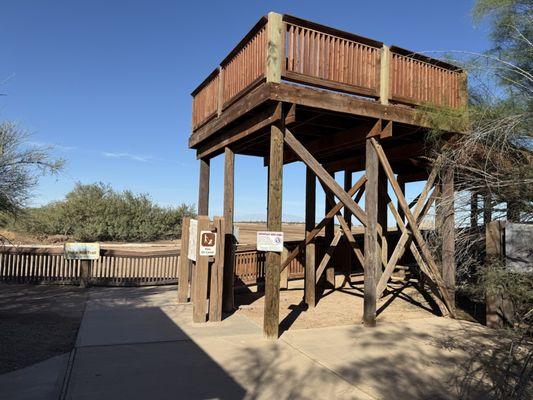 Observation deck at visitor center