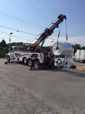 Moving some coils around at local truck stop