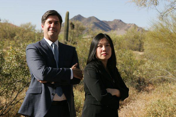 Weston Montrose and Briana Chua, certified "specialists" in workers' compensation by the State Bar of Arizona