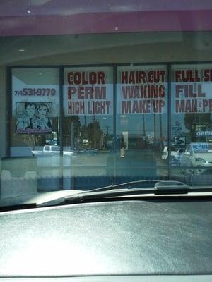 Photo of Breeze salon from my car parked out in front