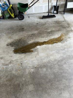 Oil leak spill