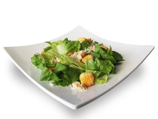 Caesar Salad - romaine lettuce, croutons, shaved parmesan cheese & Caesar dressing.