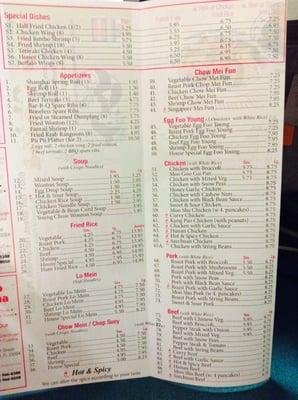 Their newest menu 1/5