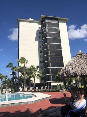 View from the pool