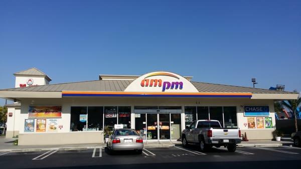 The AMPM entrance.