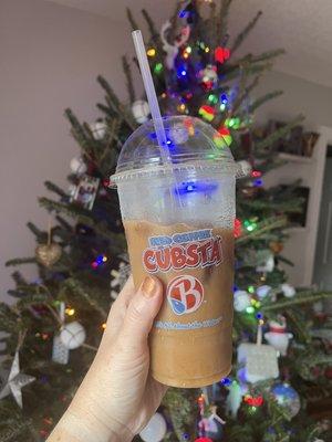 The best iced coffee because of the amazing coffee ice cubes!