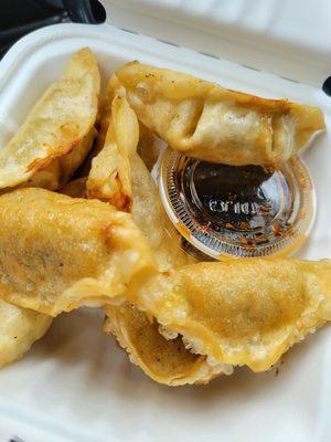 Potstickers, deep fried