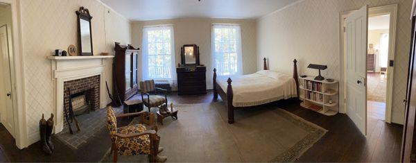 Faulkner's bedroom -- panorama view