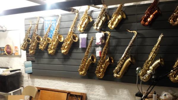 JL Woodwind Repair Has Many New and Vintage Horns for Sale! Selmer Mark VI, SBA, King, Buescher, Martin, as well as our own line of horns!