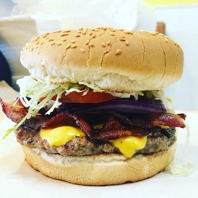 $11.95 BACON CHEESEBURGER INCLUDES FRIES