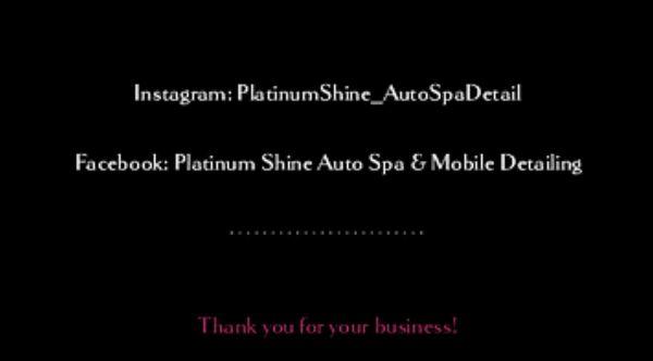 Platinum Shine Auto Spa & Mobile Detailing