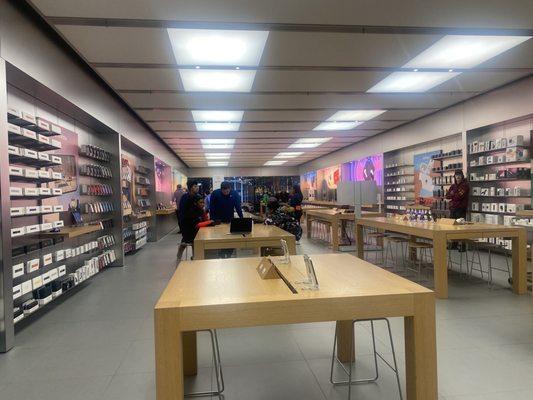 Inside the Apple Store at Crocker Park Shopping Center in Westlake -- 21 January 2023