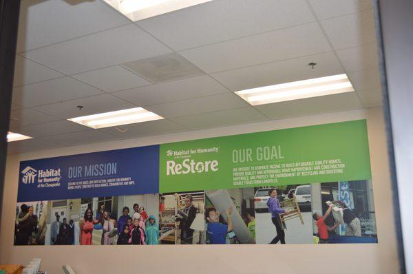 Mission Wall in Glen Burnie ReStore