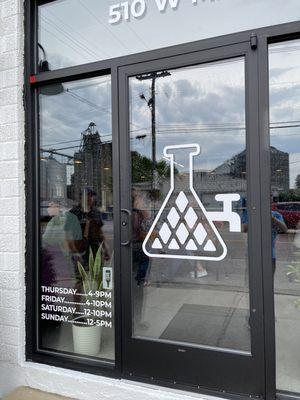 Entrance to Analytical Brewing.