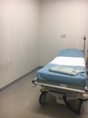 I'm pissed and offended this is the room the nurses staff put me in! FILTHY