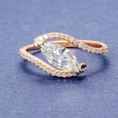 Custom marquise diamond ring...