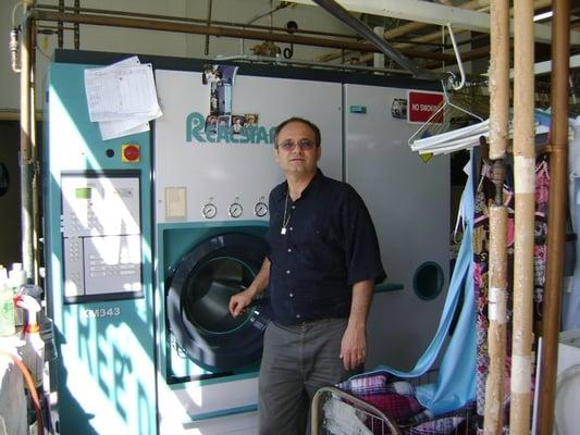 Harris Charitou, owner, 30 years experience in drycleaning