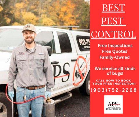 East Texas is the #1Home to Termites! Call to get your free inspection. Find out just how bad they are--Call (903)752-2268