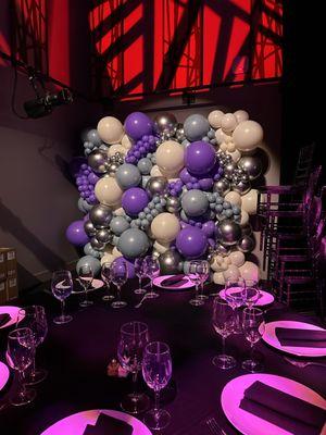 Balloon wall for Jazz foundation of America