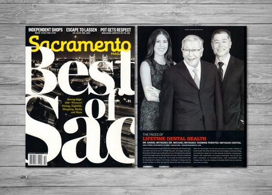 Featured in the Best of Sac issue of Sacramento Magazine!