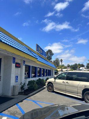 front of restaurant