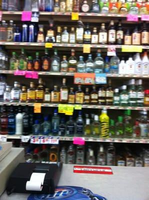 Just some of there alcohol selection