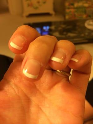 You be the judge... One nail is missing polish on one section. Haha.