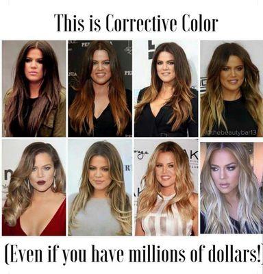 Corrective color from start to finish.