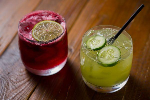 Spicy Margarita & Cucumber Ginger Fizz