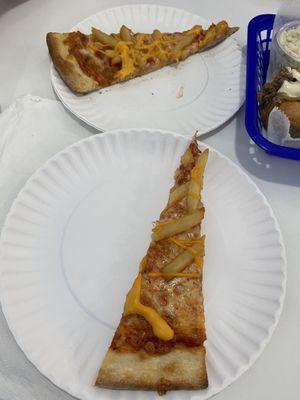 Cheese Fries Pizza Slice