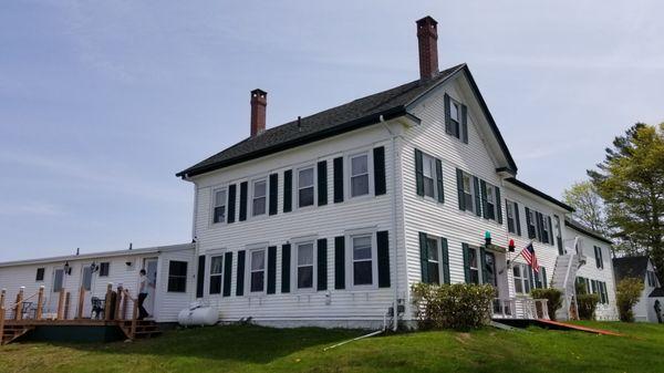 Back of main house.