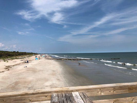 Beachfront view