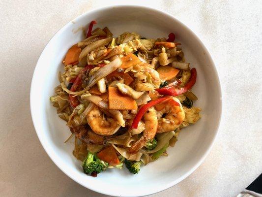 Thai drunken noodles