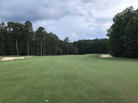 Number 10 fairway. Perfect shape, as is the entire course.